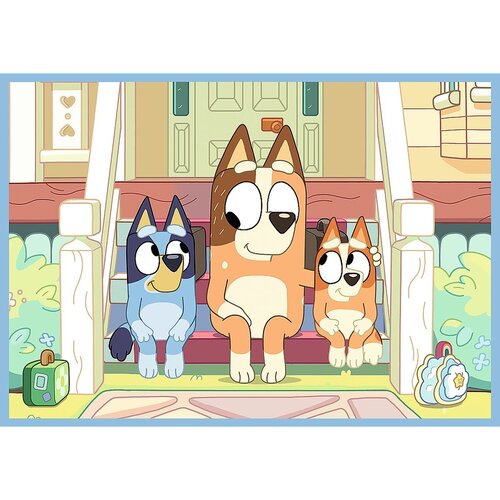 Bluey Bluey 4 in 1 Puzzel - 12/15/20/24 stukjes - Trefl