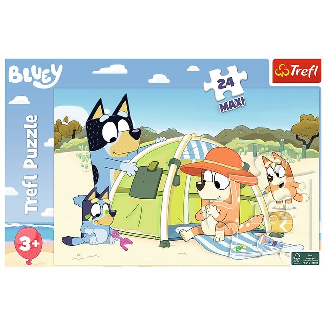 Bluey Maxi Puzzel - 24 stukjes - Trefl