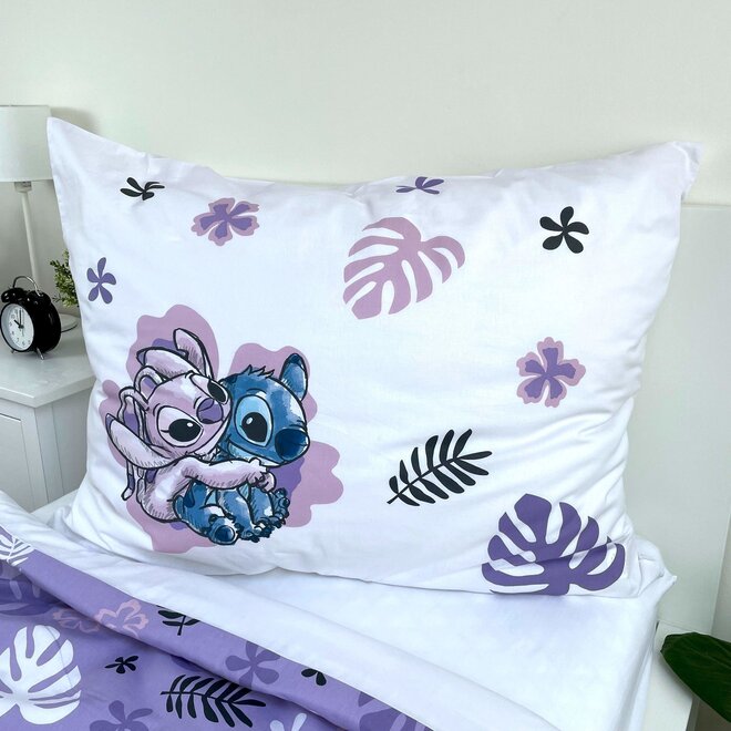 Stitch en Angel Dekbedovertrek 140 x 200 cm - Disney