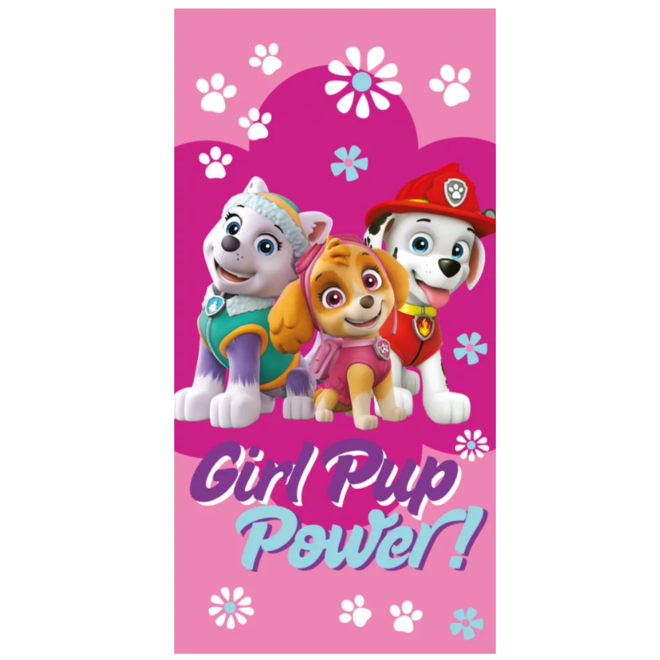 Paw Patrol Badlaken - Girl Pup Power