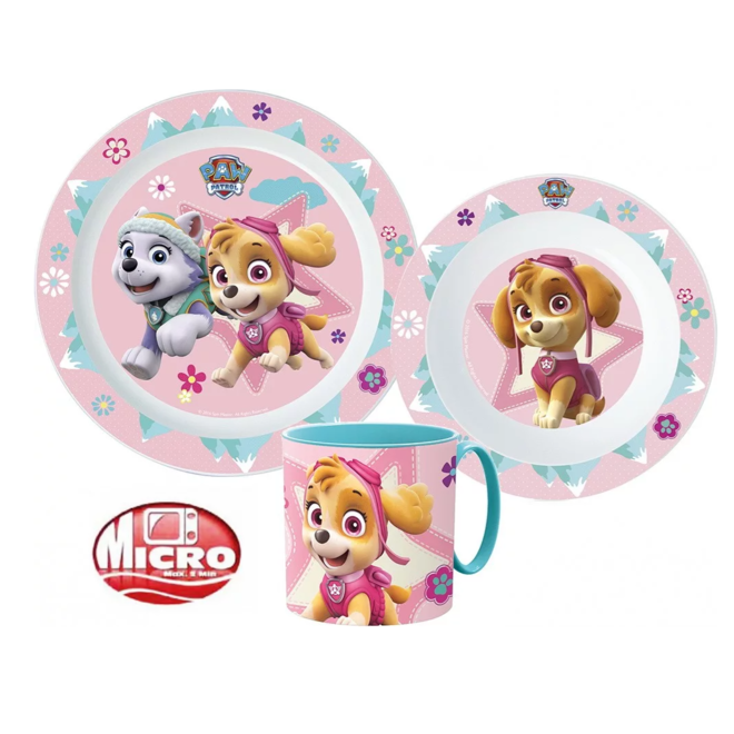 Paw Patrol Kinderservies met Mok - Magnetron