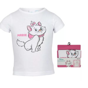 Marie Cat Marie Cat T-shirt - Wit Marie Cat Marie Cat T-shirt - Wit