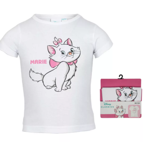 Marie Cat Marie Cat T-shirt - Wit Marie Cat Marie Cat T-shirt - Wit