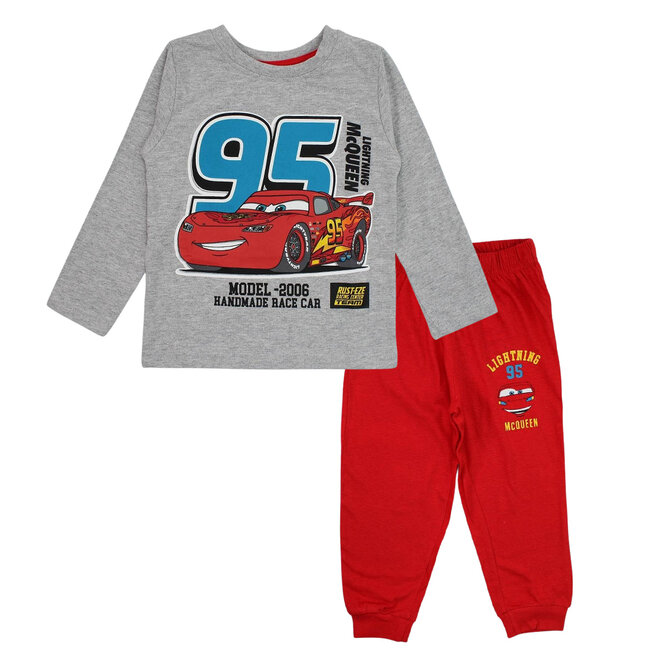 Disney Cars Pyjama - Grijs/Rood