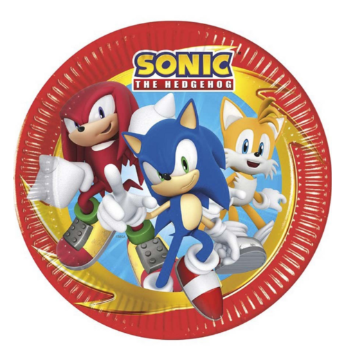 Sonic 8 Sonic Feestbordjes FSC - 23 cm - Sega Sonic 8 Sonic Feestbordjes FSC - 23 cm - Sega