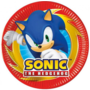 8 Sonic Gebaksbordjes FSC - 20 cm - Sega