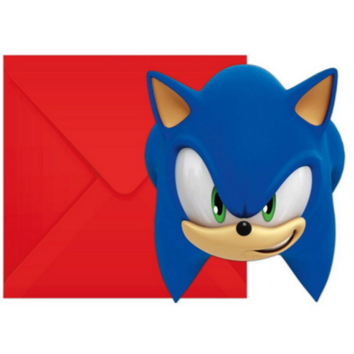 Sonic 6 Sonic Uitnodigingen FSC - Sega Sonic 6 Sonic Uitnodigingen FSC - Sega