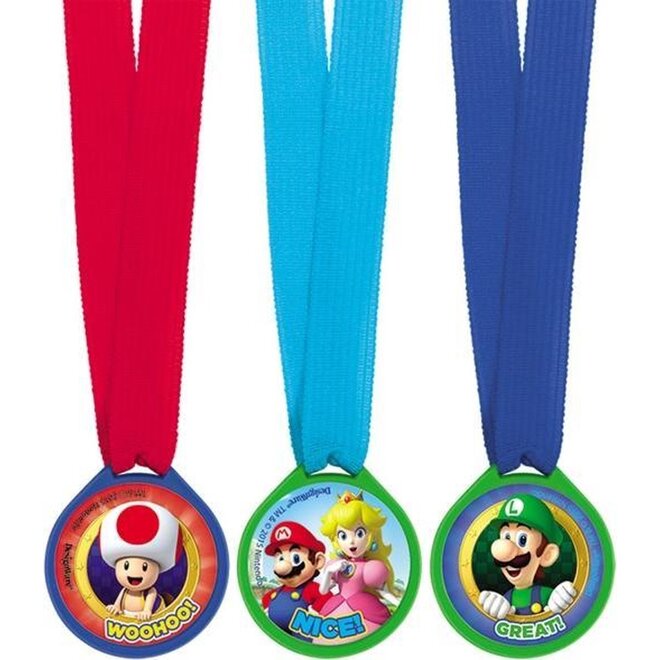 12 Super Mario Medailles