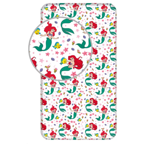 Disney Princess Disney Princess Ariel Hoeslaken 90x200 cm Disney Princess Disney Princess Ariel Hoeslaken 90x200 cm