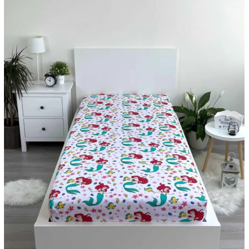 Disney Princess Disney Princess Ariel Hoeslaken 90x200 cm Disney Princess Disney Princess Ariel Hoeslaken 90x200 cm