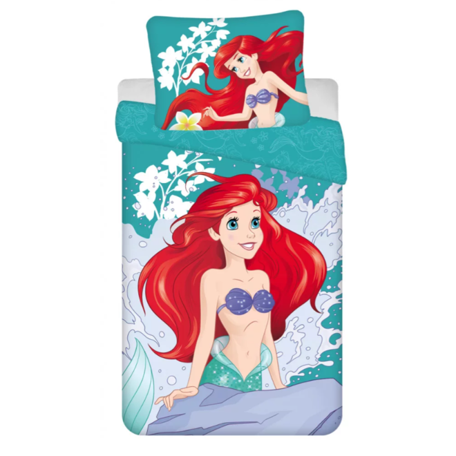 Disney Princess Dekbedovertrek 140 x 200 cm - Ariel