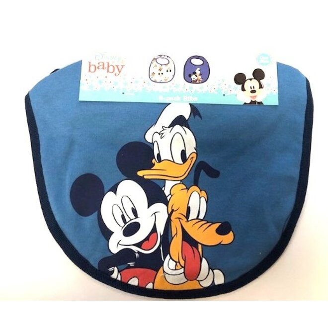 2 Disney Slabbetjes - Mickey, Pluto en Donald Duck