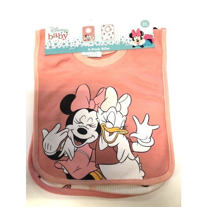 2 Minnie Mouse Slabbetjes - Disney