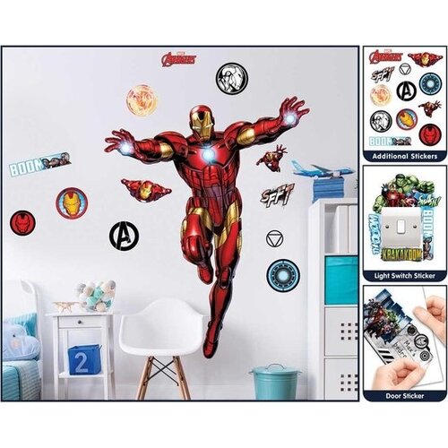 Avengers Avengers XXL Muursticker Iron Man - Walltastic