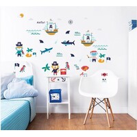 Piraten Muurstickers Room Decor Kit - Walltastic