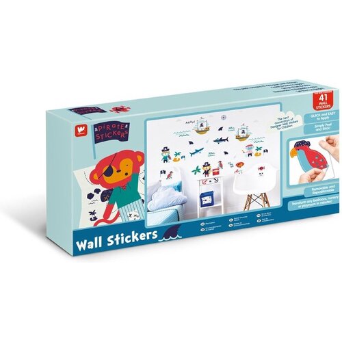 Overige Piraten Muurstickers Room Decor Kit - Walltastic