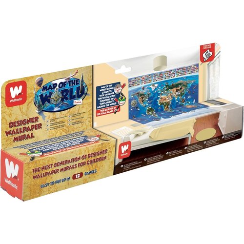Overige Wereldkaart Posterbehang - Walltastic Overige Wereldkaart Posterbehang - Walltastic