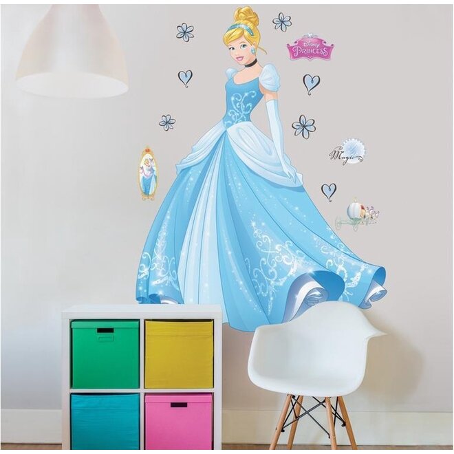 Disney Princess Assepoester XXL Muursticker - Walltastic