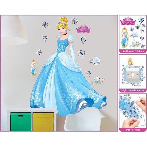 Disney Princess Disney Princess Assepoester XXL Muursticker - Walltastic Disney Princess Disney Princess Assepoester XXL Muursticker - Walltastic
