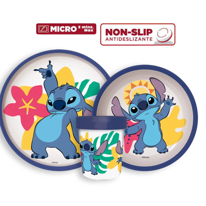 Stitch Kinderservies - Magnetron - Disney