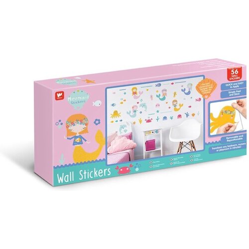 Overige Zeemeermin Muurstickers Room Decor Kit - Walltastic Overige Zeemeermin Muurstickers Room Decor Kit - Walltastic