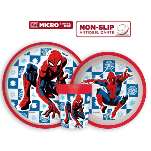 Spiderman Spiderman Kinderservies - Magnetron - Marvel