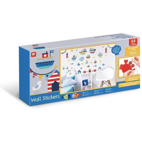 Overige Nautical Room Decor Kit Muurstickers - Walltastic Overige Nautical Room Decor Kit Muurstickers - Walltastic