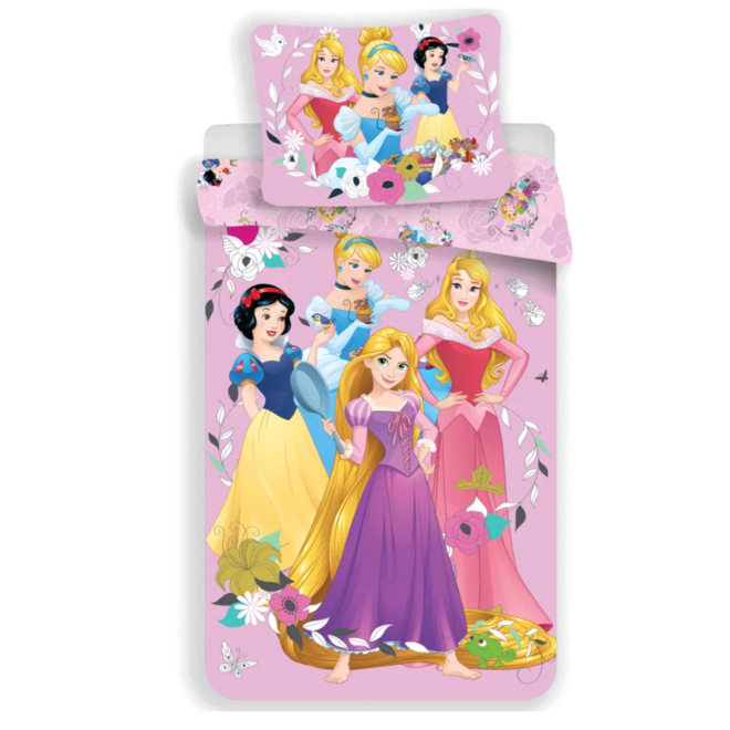 Disney Princess Dekbedovertrek 140 x 200 cm