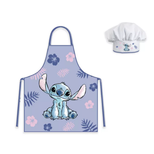 Lilo en Stitch Stitch Keukenschort met Koksmuts - Disney Lilo en Stitch Stitch Keukenschort met Koksmuts - Disney