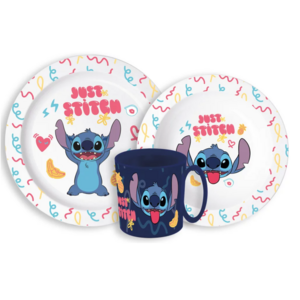 Lilo en Stitch Lilo en Stitch Kinderservies met Mok - Magnetron Lilo en Stitch Lilo en Stitch Kinderservies met Mok - Magnetron