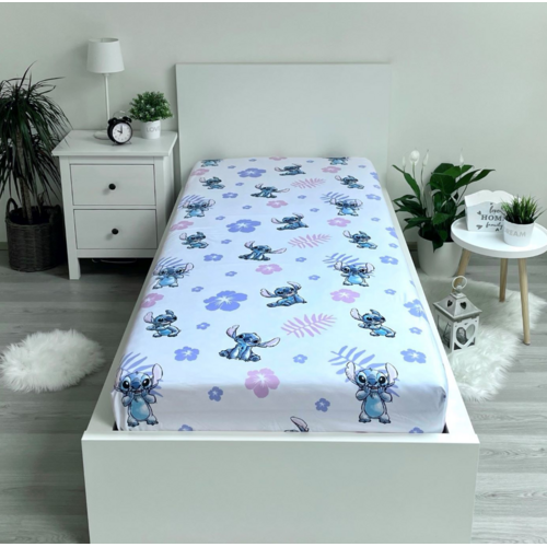 Lilo en Stitch Stitch Hoeslaken 90x200 cm - Disney Lilo en Stitch Stitch Hoeslaken 90x200 cm - Disney