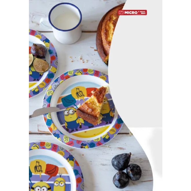Minions Kinderservies met Beker - Magnetron