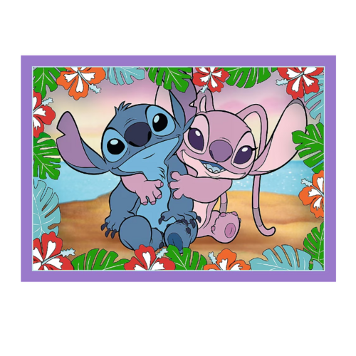 Lilo en Stitch Lilo en Stitch 4 in 1 Puzzel - 35/48/54/70 stukjes Lilo en Stitch Lilo en Stitch 4 in 1 Puzzel - 35/48/54/70 stukjes