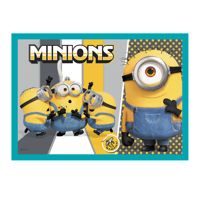 Minions 4 in 1 Puzzel - 35/48/54/70 stukjes - Trefl