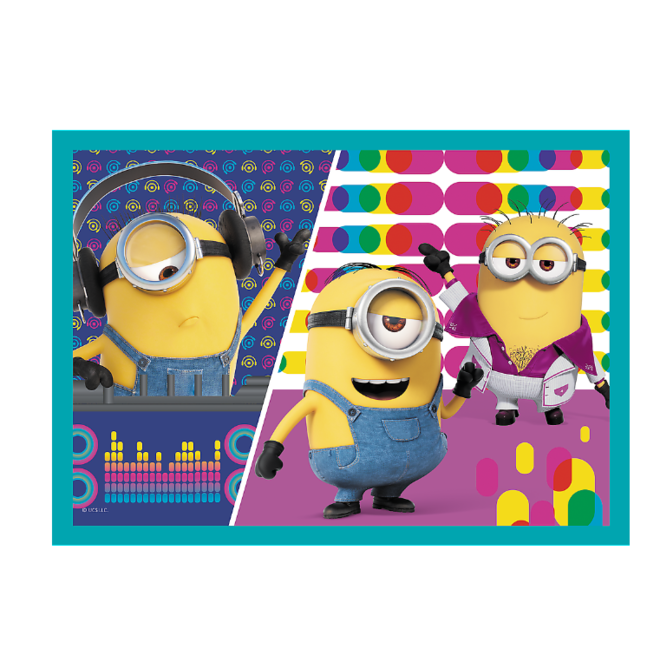 Minions 4 in 1 Puzzel - 35/48/54/70 stukjes - Trefl