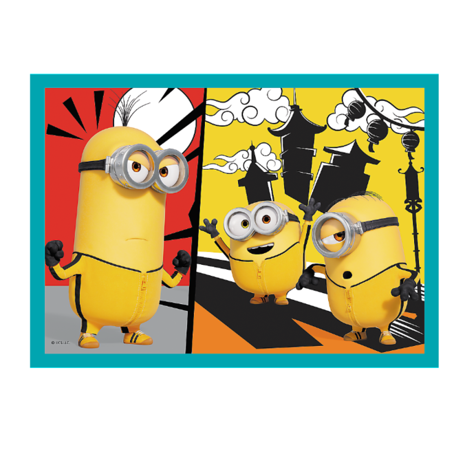 Minions 4 in 1 Puzzel - 35/48/54/70 stukjes - Trefl