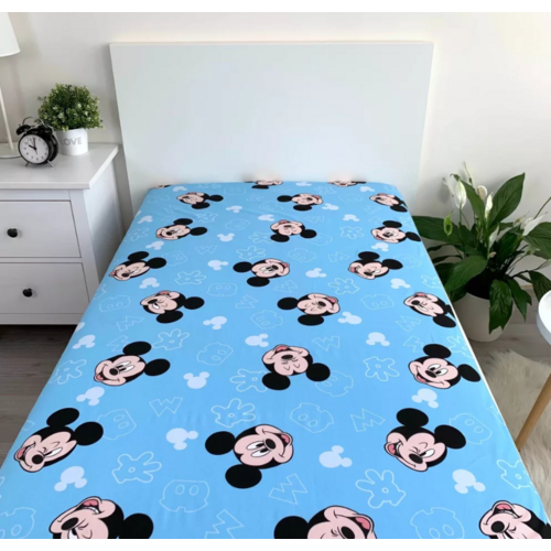 Mickey Mouse Mickey Mouse Hoeslaken 90x200 cm - Disney