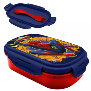 Spiderman Spiderman Broodtrommel met Bestek - Marvel Spiderman Spiderman Broodtrommel met Bestek - Marvel