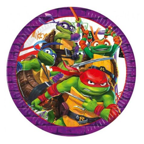 Ninja Turtles 8 Ninja Turles Bordjes FSC 23 cm - Disney Ninja Turtles 8 Ninja Turles Bordjes FSC 23 cm - Disney