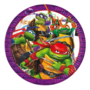 8 Ninja Turles Bordjes FSC 23 cm - Disney