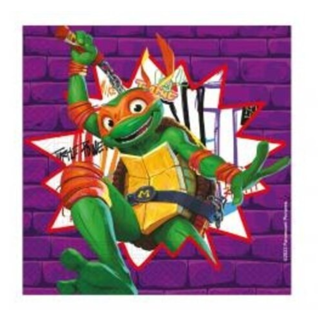 20 Ninja Turtles Servetten (FSC) - Disney