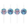 4 Lilo en Stitch Rietjes FSC - Disney