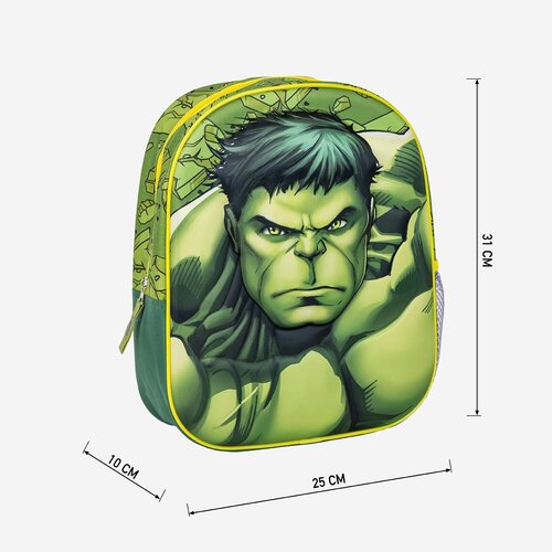 Avengers Avengers 3D Rugzak De Hulk - 31 cm - Marvel Avengers Avengers 3D Rugzak De Hulk - 31 cm - Marvel