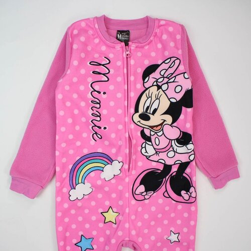 Minnie Mouse Minnie Mouse Onesie Fleece - Maat 116/128 Minnie Mouse Minnie Mouse Onesie Fleece - Maat 116/128