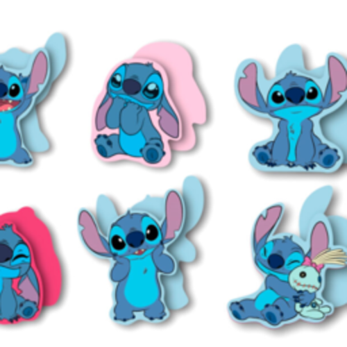 Lilo en Stitch Stitch 3D Mini Kussen - Disney Lilo en Stitch Stitch 3D Mini Kussen - Disney