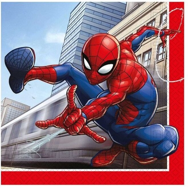 20 Spiderman Servetten (FSC) - Marvel