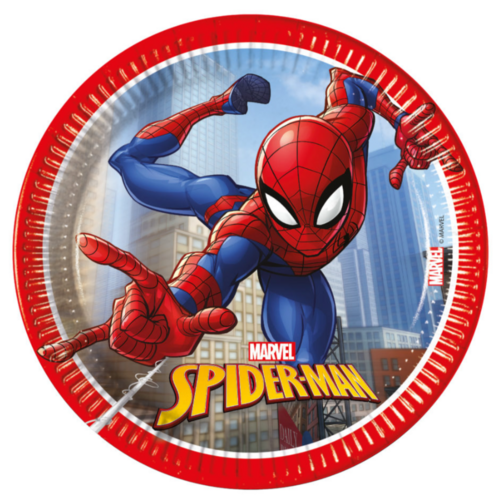 Spiderman 8 Spiderman Gebaksbordjes - FSC