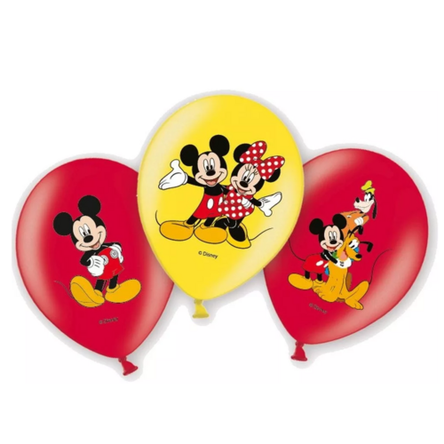 Mickey Mouse 6 Mickey Mouse Ballonnen - Disney Mickey Mouse 6 Mickey Mouse Ballonnen - Disney