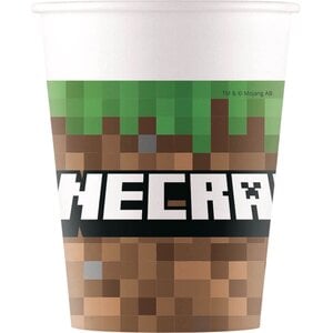 Minecraft 8 Minecraft Bekertjes - FSC Minecraft 8 Minecraft Bekertjes - FSC