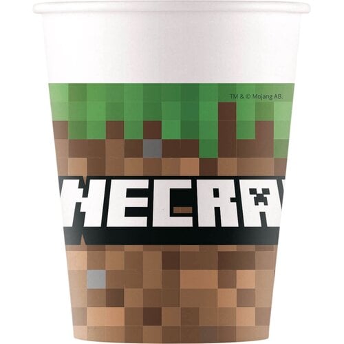 Minecraft 8 Minecraft Bekertjes - FSC Minecraft 8 Minecraft Bekertjes - FSC